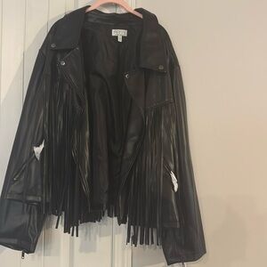 Faux Leather Jacket